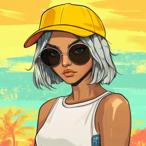 young, rebellious gta-style character. The character should have...