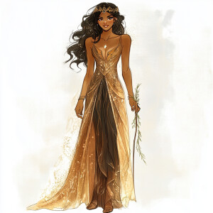 Here's a descriptive sketch of Kali:

Kali's Sketch

Kali stands...