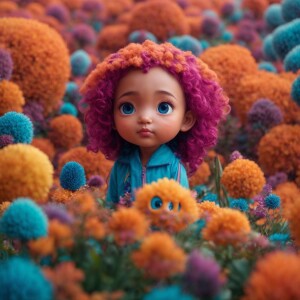 cute Avatar in 3D Pixar style, cute, chubby