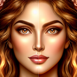 Make the face prettier