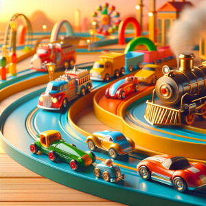 A toy racing