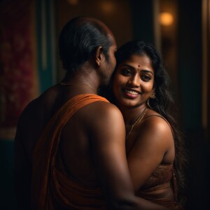 Leica potrait. Sexy, beautiful South Indian woman in sports bra...
