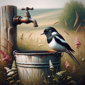 8k, hyper realistic, airbrush glossy  image of a black and white...