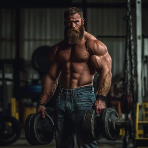 In a world where strength meets determination, he stands as a te...