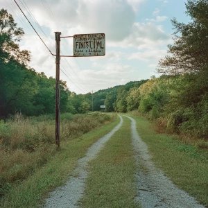 A sign leading into Flintsville Tennessee