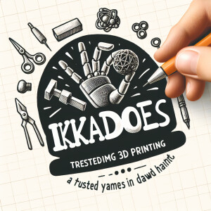 In need of a logo for IkkaDoes - your trusted choice in 3D print...