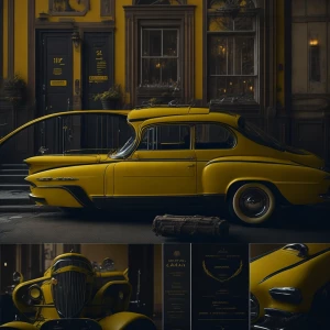 yellow car