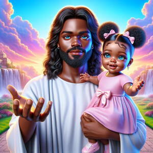 Create a 3D realistic artwork featuring the phrase 'Jesus Saves'...