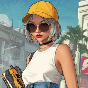 young, rebellious gta-style character. The character should have...