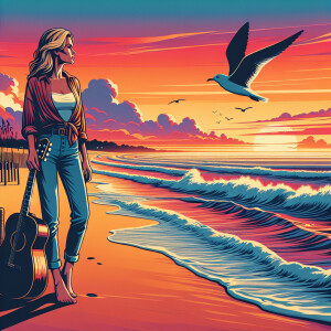 taylor swift at the beach