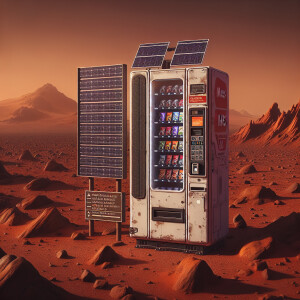 Vending machine

#bing

#創作源自生活

Prompt：
A vending machin...