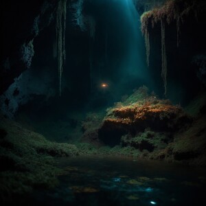 "Deep beneath the Earth's surface, a hidden world thrives in per...