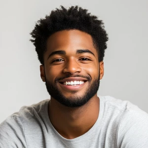 A Man - Relaxed Smile - Clean Face & Modest Face - Region: Afric...