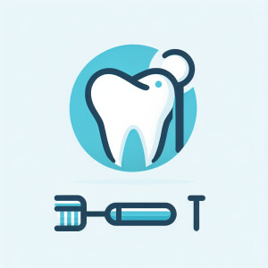 Design a professional logo for a dental clinic that combines a c...