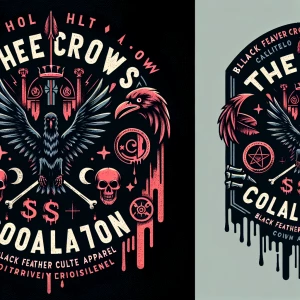 Design a circular corporate logo blending vintage and modern aes...