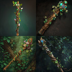 Gaia
Weapon: Terra Scepter
	•	A  weapon beautifully crafted from...