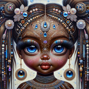 Inspired by Shedevrum

oil painting, Snow Maiden, African Americ...
