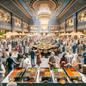 Create an image wherein an event named world street food sojourn...