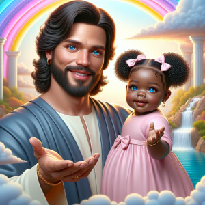 Create a 3D realistic artwork featuring the phrase 'Jesus Saves'...