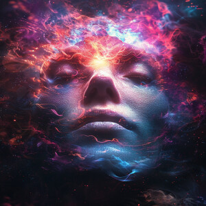 Ultra-realistic, high-definition rendering, double exposure, cin...