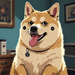 DOGE meme.,, GTA style art