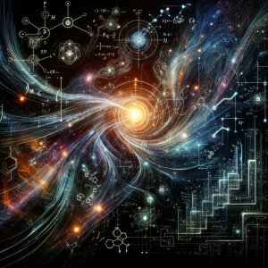 Space time, continuum, solar energy, squiggly, lines, Einstein,...