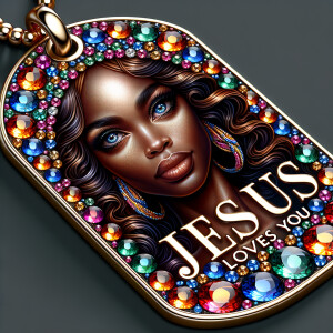 Design a tag that encapsulates a beautiful, colorful depiction o...