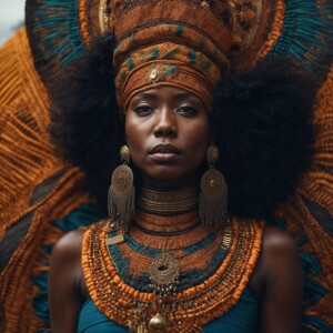 hypnotic mesmerizing ebony african goddesses in fantastic africa...