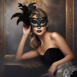 Masquerade Ball AI portrait