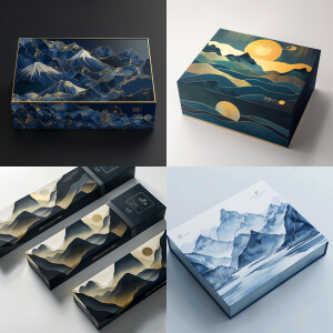 Luxurious product package design, box sleeve, high end product,...