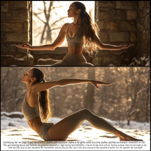 Dahlia Valentina, a tall, fit, and supple Italian-American model...