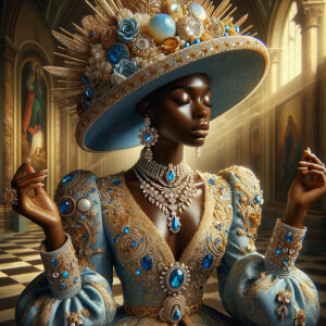 Create an illustration that embodies spirituality and a deep con...
