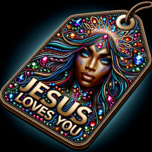 Design a tag that encapsulates a beautiful, colorful depiction o...