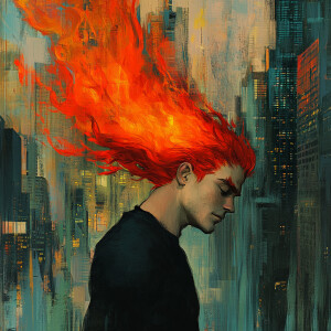 In this captivating narrative, the man with red hair stands out...