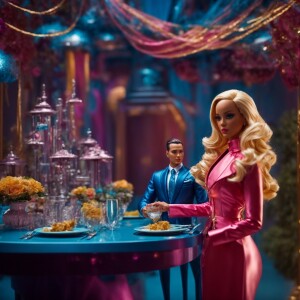 Barbie and G.I. Joe's wedding reception