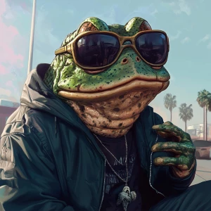 Fwog meme,i am just a chill guy, GTA style