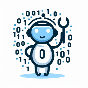 create a logo for software developer chatbot, no text