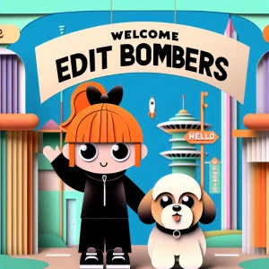 ‘Welcome Edit Bombers! ’ image says ‘ welcome edit bombers’ cute...