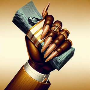 Create a striking airbrushed vector-style illustration featuring...