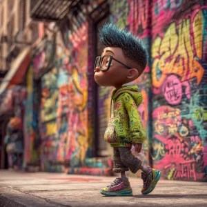 Oh, that sounds like a vibrant scene! Imagine this: 

There’s th...