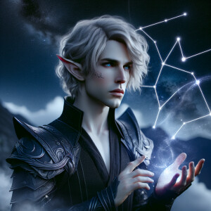 Caranthir-Ar-Fieniel from the Witcher uses magic to alter the co...