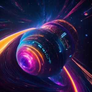 In the vast depths of space, a zany high-tech deep space probe r...