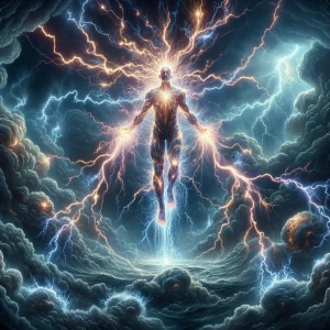 Chatgpt Crei uma imagem Do personagem 
 elétrica parecida com es...