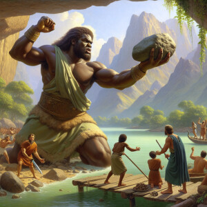 Create a 3-D realistic vivid oil, painting a African-American bo...