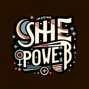 Make image of brand “ SHE POWER” by ZiNars .