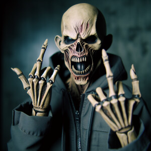 🖕💀🖕, horror core,  detailed character