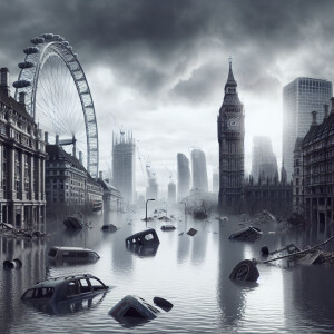London after a tsunami