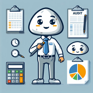 generate a mascot for audit that is gender neutral