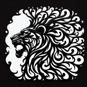 Create a minimalistic black and white 2.5d base relief art piece...