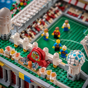 Lego set from the Euro 2024 championship game